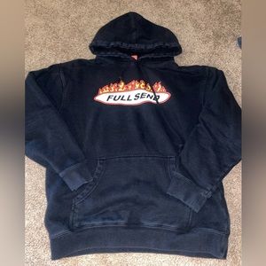 Full send flame hoodie, Men’s size Large